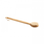 Cepillo de baño personalizado de bambú con cuerda Shower color natural imagen con logo