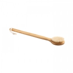 Cepillo de baño personalizado de bambú con cuerda Shower color natural