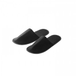 Zapatillas con logotipo para hotel de poliéster talla 43 color negro