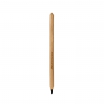 Infinite pencil Bamboo color natural imagen con logo