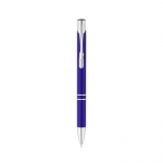 Bolígrafo reciclado de aluminio color azul real 3