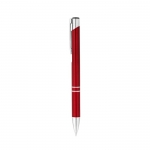 Bolígrafo reciclado de aluminio color rojo 2