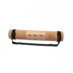Esterilla de yoga de corcho personalizada con logo Yoga Cork color natural imagen con logo