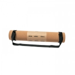Esterilla de yoga de corcho personalizada con logo Yoga Cork color natural