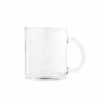 Taza de cristal para sublimación color transparente 1