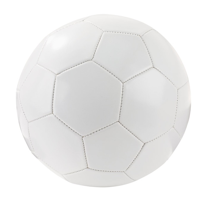 Balón de fútbol promocional personalizado con el logo Fútbol Score color blanco Balón de fútbol promocional personalizado con el logo Fútbol Score color blanco