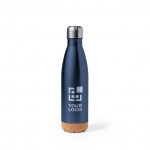 Botella de acero con base de corcho 5