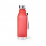 Botellas personalizadas recicladas con acabado traslúcido 600ml Iceberg RPET color rojo primera vista