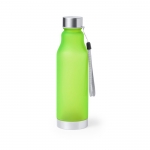 Botellas personalizadas recicladas con acabado traslúcido 600ml Iceberg RPET color verde primera vista