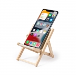 Soporte plegable de teléfono en forma de tumbona DeckChair color beige quinta vista