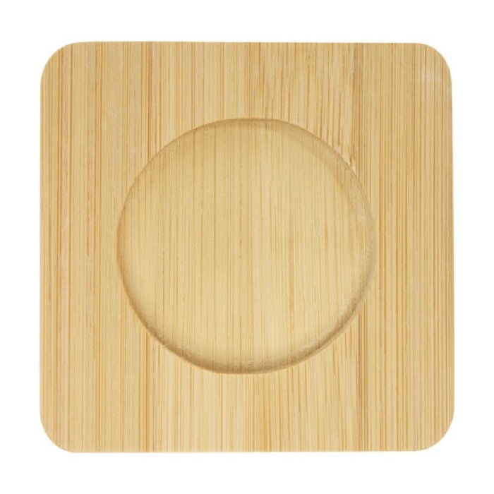 Set de 2 tazas de café pequeñas con base de bambú 100ml Espresso color transparente tercera vista