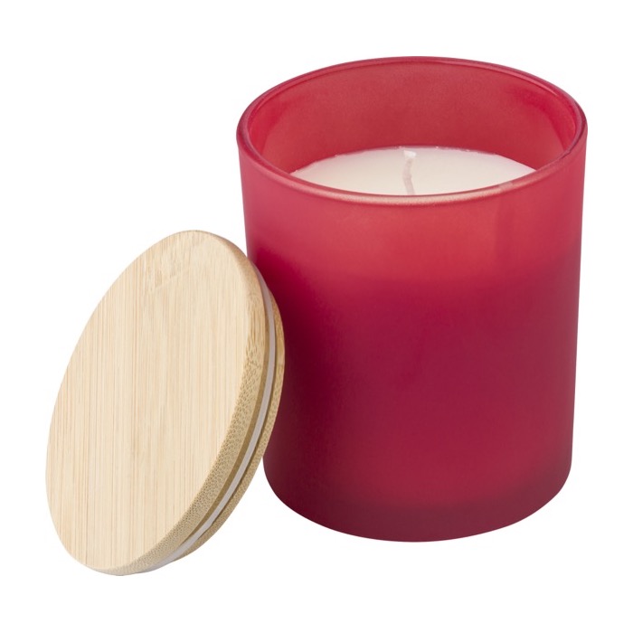 Vela de cera grande de 20 horas de duración con tapa Candlelight Large color burdeos segunda vista Vela de cera grande de 20 horas de duración con tapa Candlelight Large color burdeos segunda vista