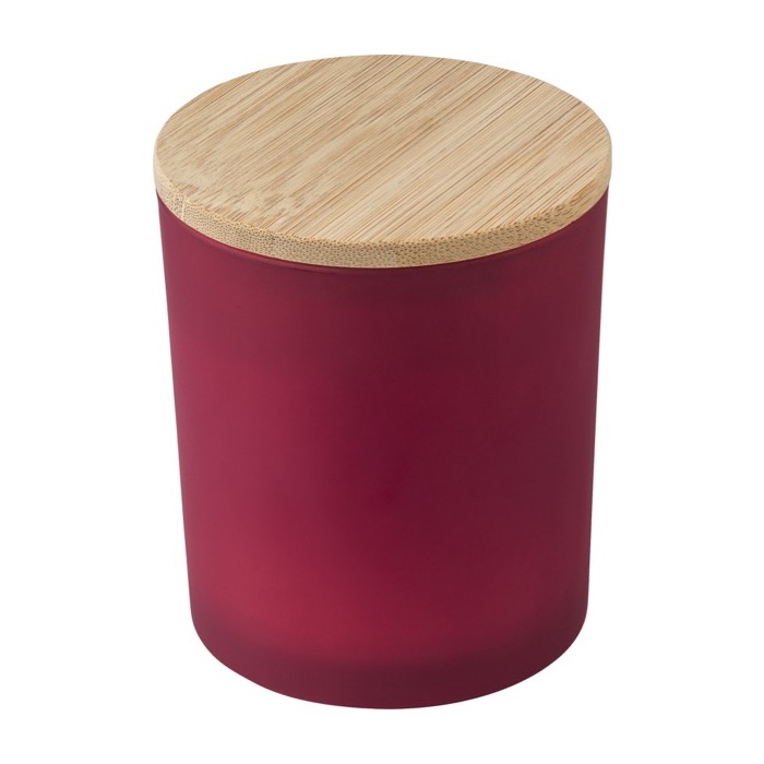 Vela de cera grande de 20 horas de duración con tapa Candlelight Large color burdeos tercera vista Vela de cera grande de 20 horas de duración con tapa Candlelight Large color burdeos tercera vista