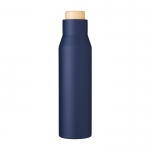 Botellas térmicas personalizadas de calidad sin fugas 500ml Contempo color azul marino primera vista