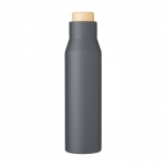 Botellas térmicas personalizadas de calidad sin fugas 500ml Contempo color gris primera vista