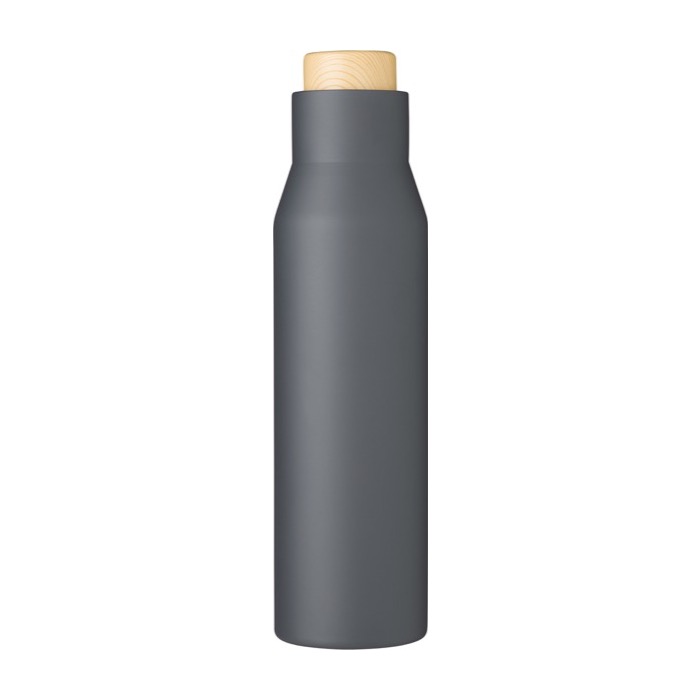 Botellas térmicas personalizadas de calidad sin fugas 500ml Contempo color gris primera vista Botellas térmicas personalizadas de calidad sin fugas 500ml Contempo color gris primera vista