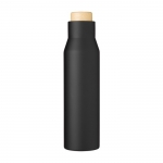 Botellas térmicas personalizadas de calidad sin fugas 500ml Contempo color negro primera vista