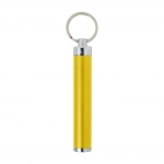 Llavero linterna con logo con forma cilíndrica de colores Logolight color amarillo primera vista