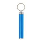 Llavero linterna con logo con forma cilíndrica de colores Logolight color azul claro primera vista
