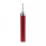 Llavero linterna con logo con forma cilíndrica de colores Logolight color rojo séptima vista