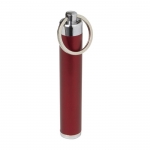 Llavero linterna con logo con forma cilíndrica de colores Logolight color rojo octava vista