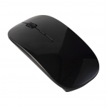 Ratón inalámbrico personalizado antibacteriano impresión a todo color color negro octava vista
