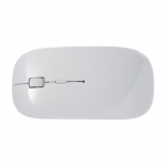 Ratón inalámbrico personalizado antibacteriano impresión a todo color color blanco undécima vista