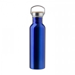 Botella de acero de una pared con tapa y asa 700ml Clip Neck color azul primera vista