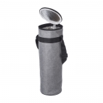 Bolsas termo personalizadas para botellas de 1,5L poliéster reciclado color gris segunda vista