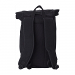 Mochila rolltop de alta calidad 340 g/m2 ideal para senderismo Roll color negro tercera vista