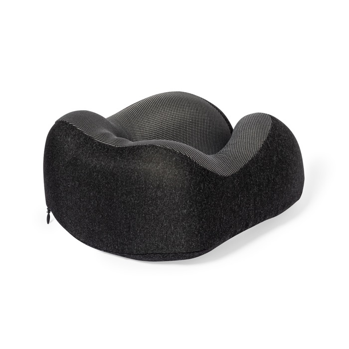 Almohada de viaje con bolsa ajustable para publicidad Confort cuarta vista Almohada de viaje con bolsa ajustable para publicidad Confort cuarta vista