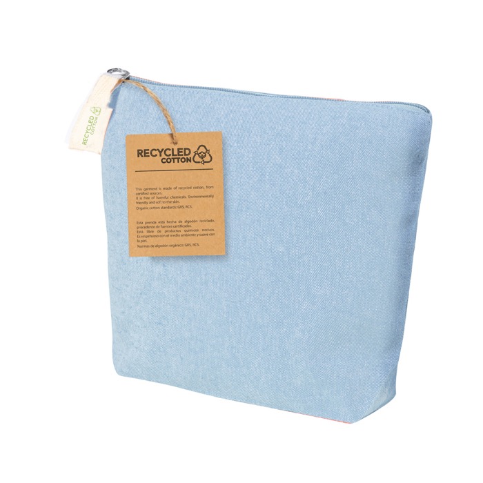 Neceseres publicitarios de algodón reciclado 140 g/m2 Tetiaroa segunda vista