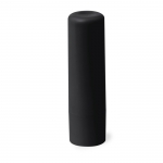 Bálsamo labial vegano sabor vainilla y FPS10 en estuche ABS reciclado color negro primera vista