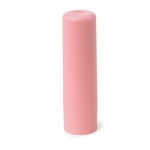 Bálsamo labial vegano sabor vainilla y FPS10 en estuche ABS reciclado color rosa primera vista