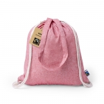 Bolsa y mochila de cuerdas 2 en 1 de algodón Fairtrade 140g/m2 cuarta vista