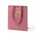 Bolsa de algodón Fairtrade y reciclado GRS con asas largas 120g/m2 séptima vista