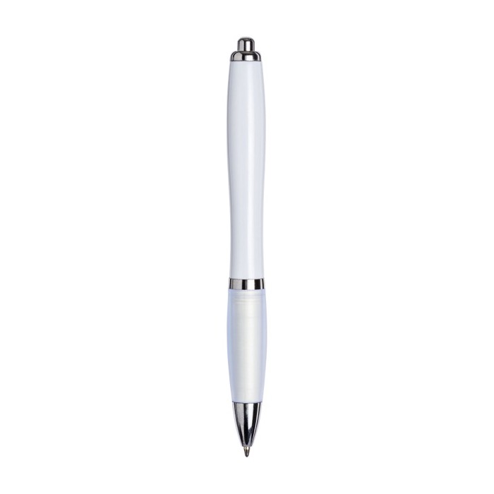 Atractivos bolis personalizados baratos tinta negra Publicitario Color color blanco segunda vista trasera Atractivos bolis personalizados baratos tinta negra Publicitario Color color blanco segunda vista trasera