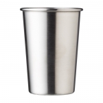 Vaso de acero inoxidable de 350ml grabado con logo Picnic color plateado primera vista