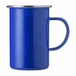 Taza de metal esmaltada de diseño vintage y 550ml Big Metal color azul primera vista