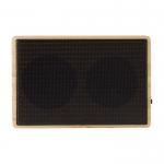 Altavoz inalámbrico 5.0 de bambú con carga solar Solar Bamboo color marrón primera vista
