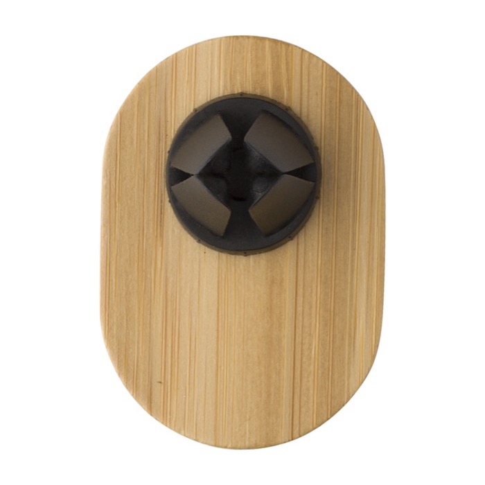 Soporte magnético de bambú de móvil para coche Carpool color marrón tercera vista