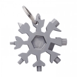 Herramienta multifunción con forma de copo de nieve Snowflake color plateado quinta vista