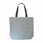 Bolsa de tela personalizada poliéster 190D reflectante Flash color plateado primera vista