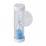 Reloj de arena promocional con ventosa de 2 minutos WaterSave color azul claro tercera vista