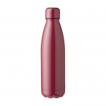 Botella de acero grande con función termo 750ml Lifestyle Premium color burdeos primera vista