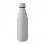 Botella de acero grande con función termo 750ml Lifestyle Premium color gris primera vista