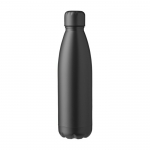 Botella de acero grande con función termo 750ml Lifestyle Premium color negro primera vista