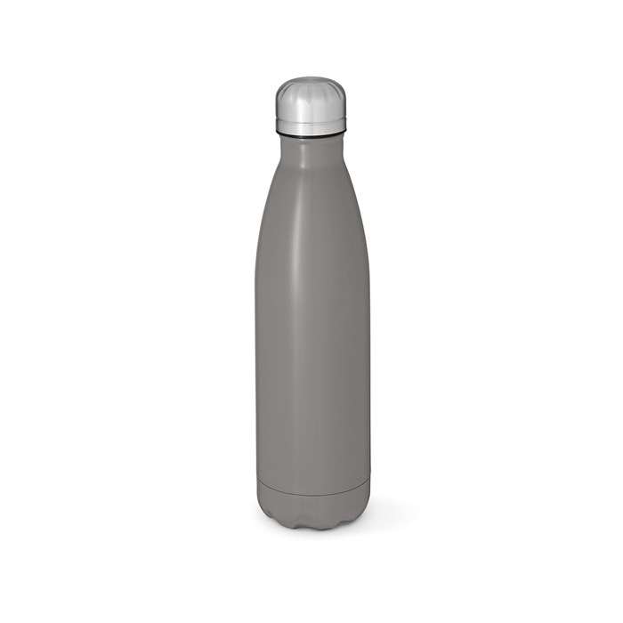 Botella de acero inoxidable reciclado con tapón antifugas 1L color gris Botella de acero inoxidable reciclado con tapón antifugas 1L color gris