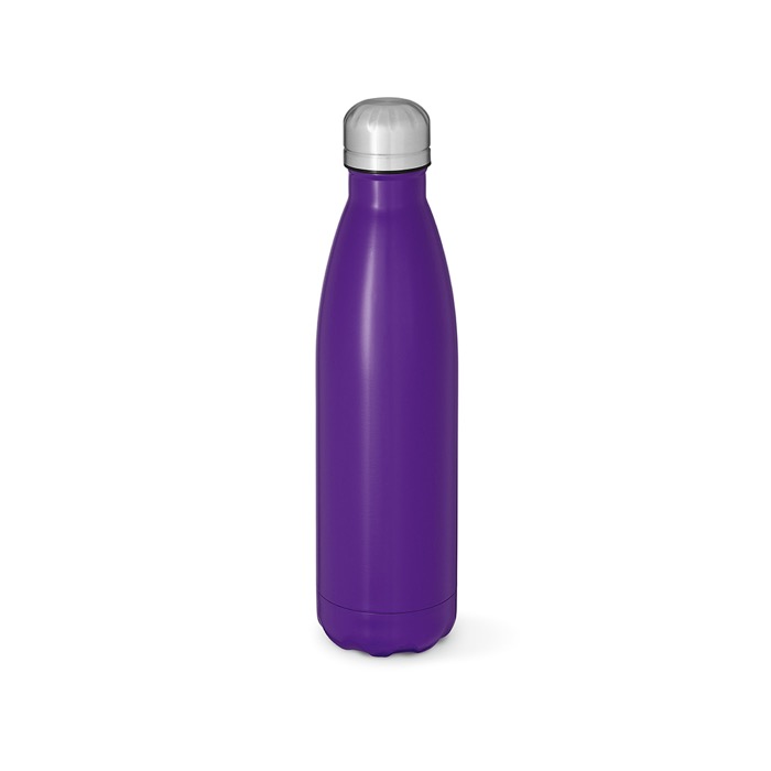 Botella de acero inoxidable reciclado con tapón antifugas 1L color violeta Botella de acero inoxidable reciclado con tapón antifugas 1L color violeta