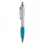 Bolígrafos para empresas con antideslizante tinta azul Silver&Color color azul cian segunda vista